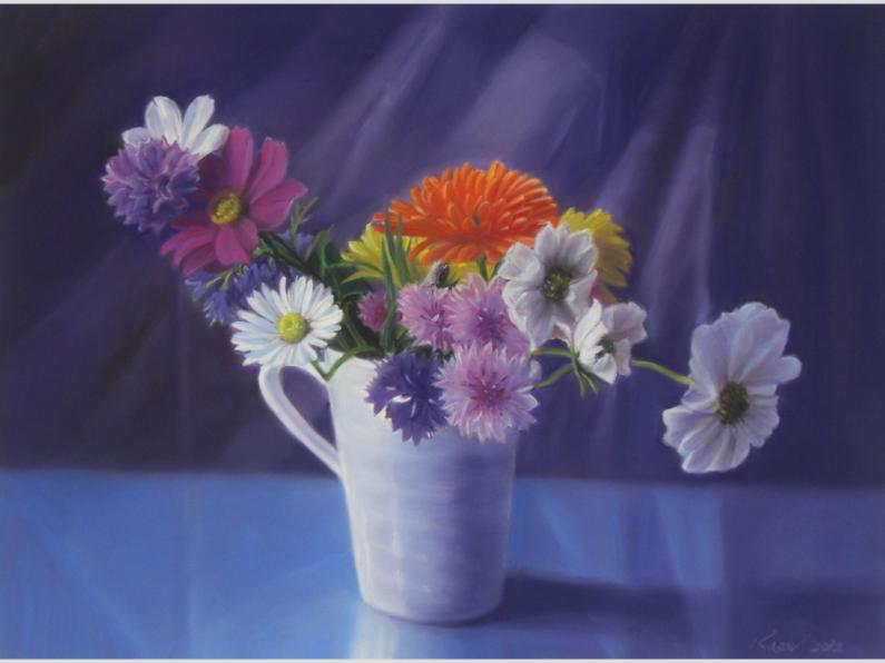 Bouquet de fleurs sauvages 2 - Kazuhiro Okabe - Cliquer pour afficher en grand