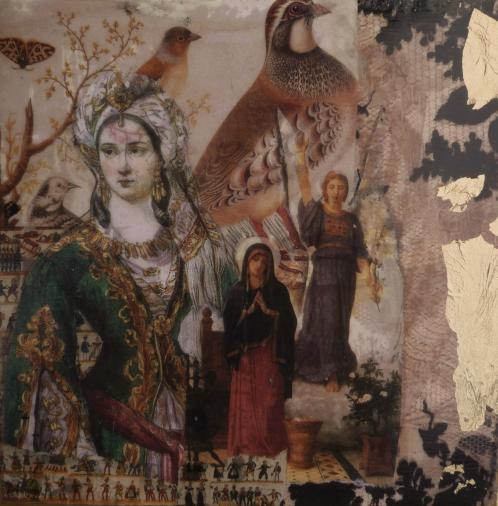la dame et l'oiseau - Véronique de Soultrait