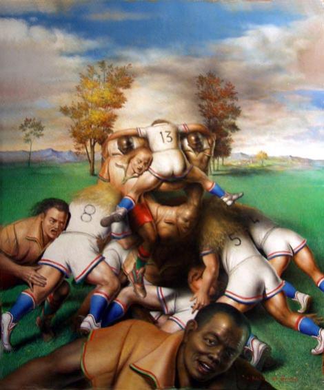 La mélée - Andre Martins De Barros