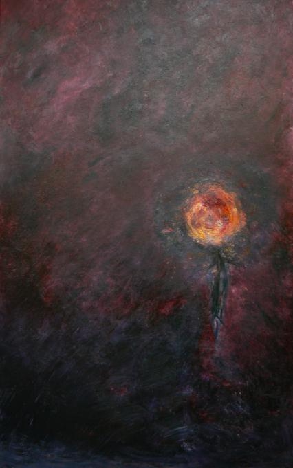 la femme-fleur rouge - Colette Marchant