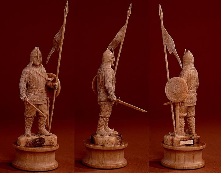 Chess «the Third crusade». The officer №2. A - Denis Isakov - Click to enlarge
