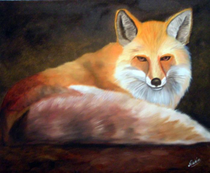 Le renard tranquille - Nadia Loriot - Click to enlarge