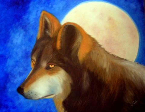 le loup et la lune - Nadia Loriot
