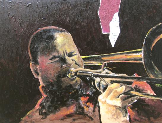Black trombone - Didier Ferry