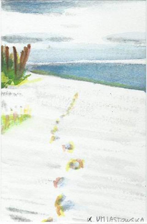 Des pas sur le sable (1) - Krystyna Umiastowska