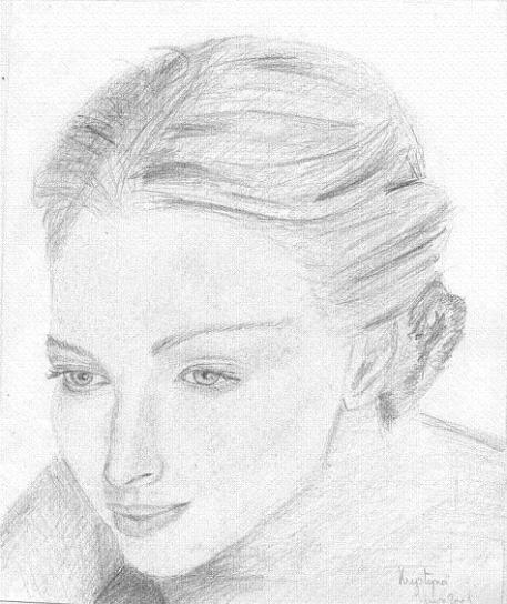 Femme songeuse - Krystyna Umiastowska