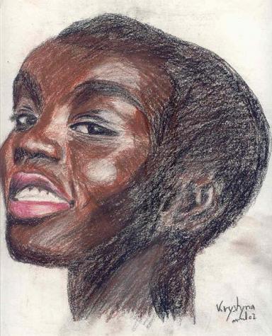 Femme africaine - Krystyna Umiastowska