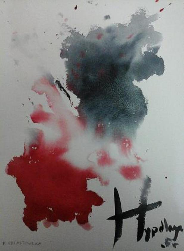 Taches d'encre (1) - Krystyna Umiastowska - Click to enlarge