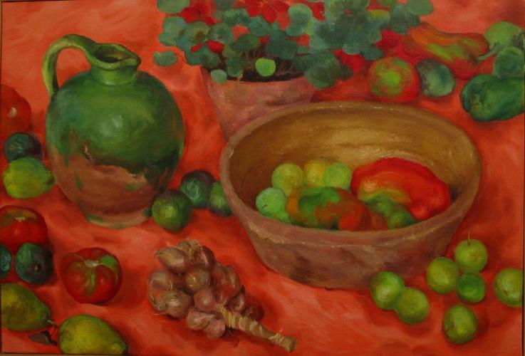 Nature morte 02 - Janine Gabet-Tissier - Cliquer pour afficher en grand
