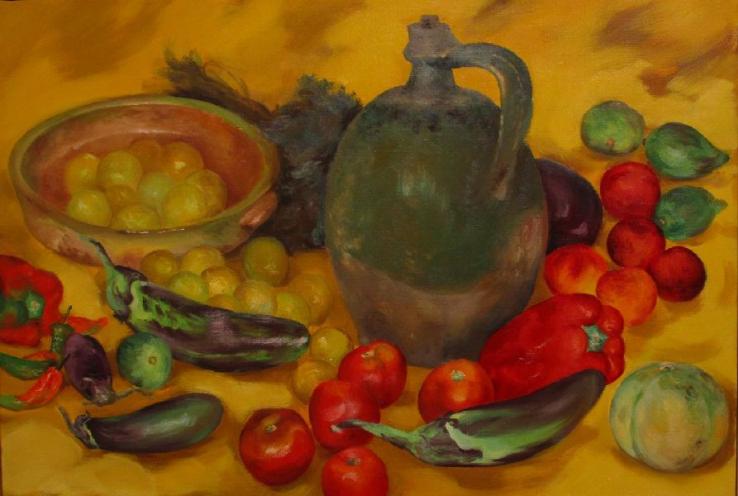 Nature morte 03 - Janine Gabet-Tissier - Cliquer pour afficher en grand