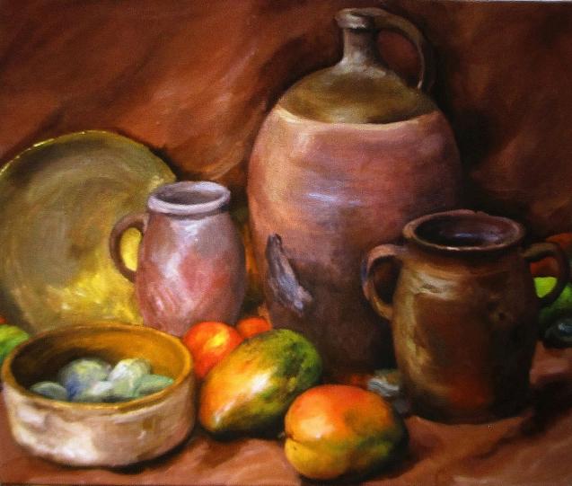 Nature morte 07 - Janine Gabet-Tissier - Cliquer pour afficher en grand