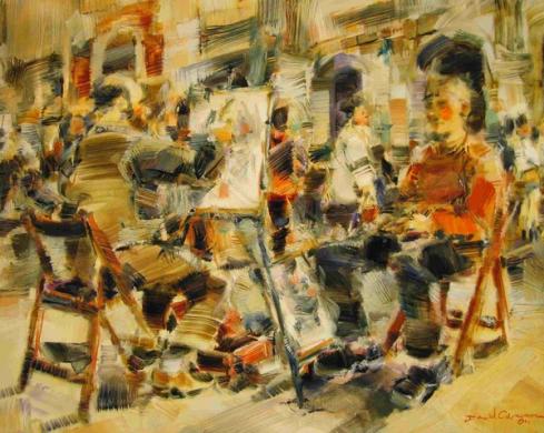 Street painter - David Giorgadze