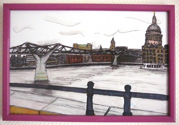 London St Paul Millenium Bridge - Isabelle Duverger - Click to enlarge