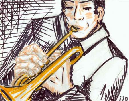 Man with saxo - Isabelle Duverger