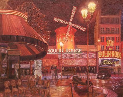 Devant le Moulin Rouge - balazs buda