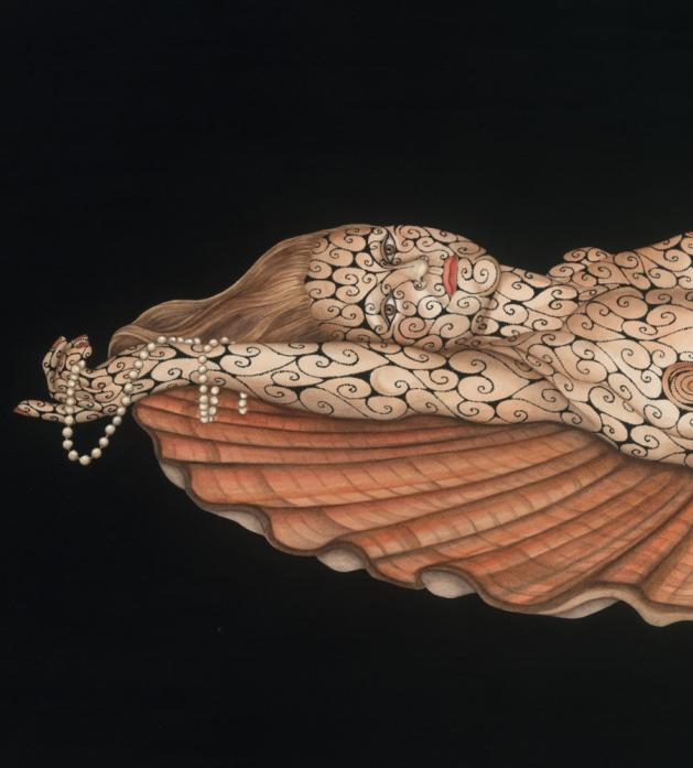 Venus on the Half-Shell (Detail) - Tina Blondell - Cliquer pour afficher en grand