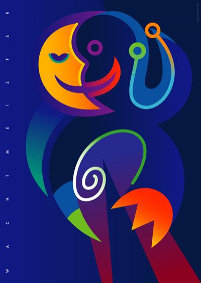 Moon and Monkey | lune et singe, 2005 - Bernd Wachtmeister
