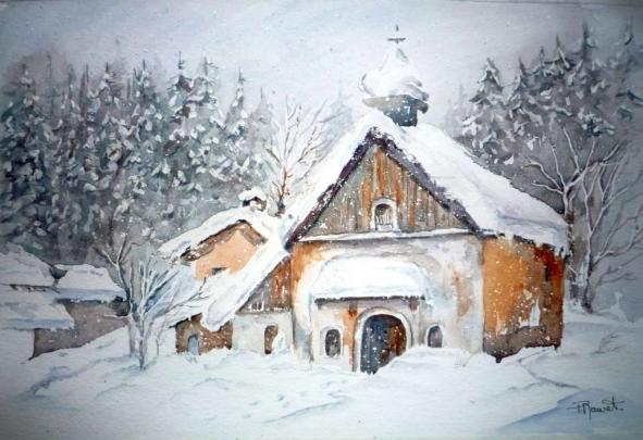 Chapelle des Tines. - Paty Mawet - Click to enlarge