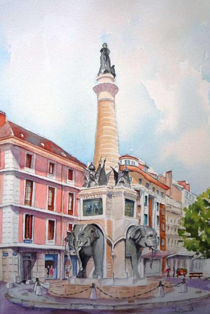 Fontaine des éléphants - Paty Mawet