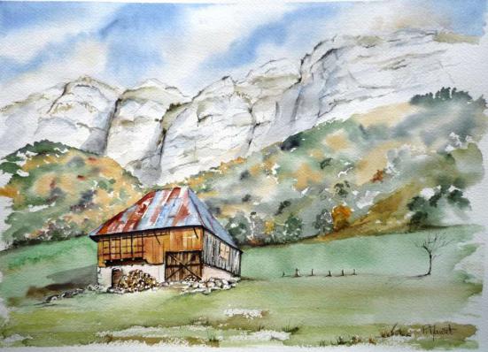 Grange à Doucy. Bauges - Paty Mawet
