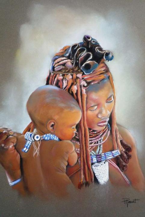 Mère et enfant Himba - Paty Mawet