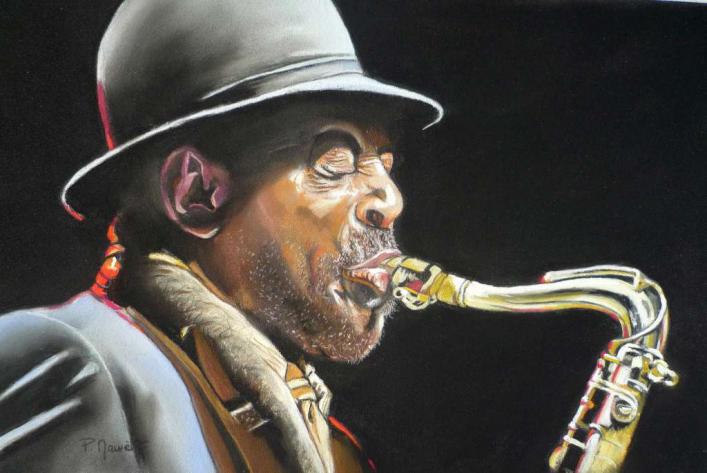 Saxo.Archie Shepp. - Paty Mawet - Click to enlarge