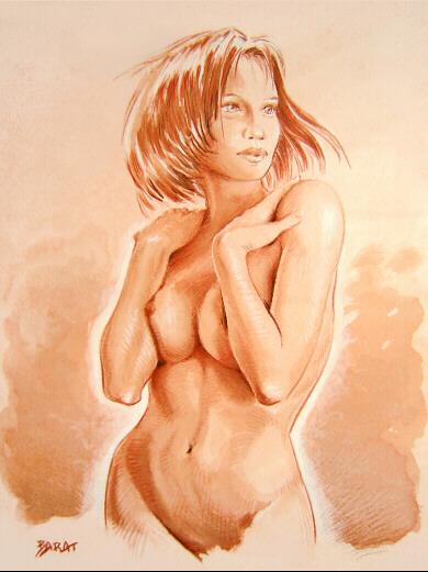 Nu ocre - Alain Barat
