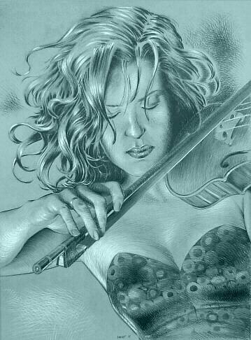 La violoniste - Alain Barat
