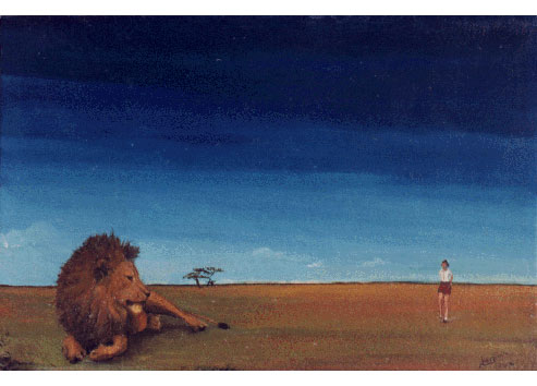 Le lion - Alain Barbance
