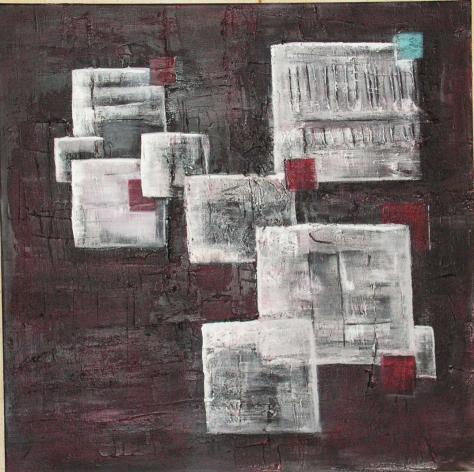 cubes  blancs - Véronique Cruz Mermy