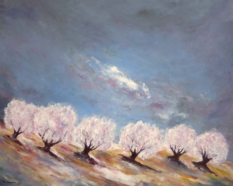 Orage sur cerisiers - Thierry Jourdan
