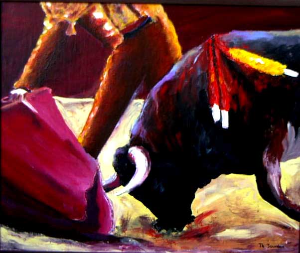 Matador et Taureau - Thierry Jourdan - Cliquer pour afficher en grand