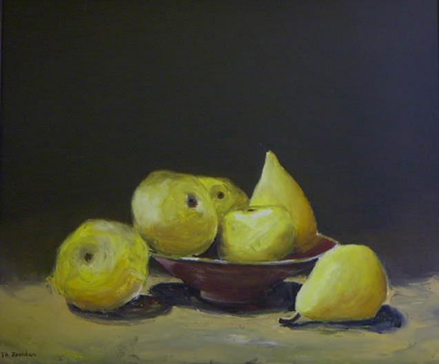 Nature morte aux pommes et aux poires. - Thierry Jourdan - Click to enlarge