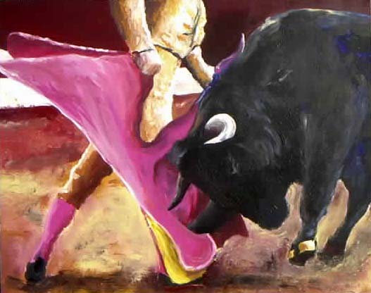 Matador et taureau - Thierry Jourdan