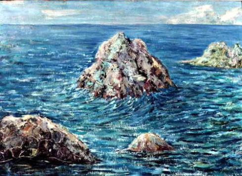 Sea In Alupka - Vladimir Galakhov