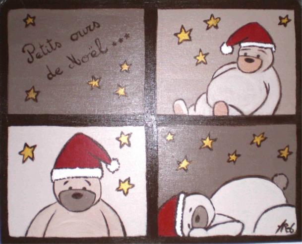 Petits ours de Noël - Audrey Renard - Cliquer pour afficher en grand
