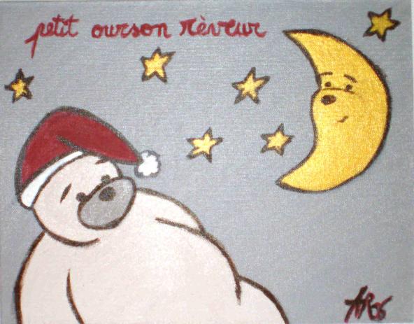Petit ourson rêveur - Audrey Renard - Cliquer pour afficher en grand