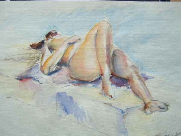 Resting Nude - Elena Lasovskaya - Click to enlarge