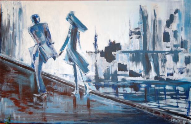 Blue - Elena Lasovskaya - Cliquer pour afficher en grand