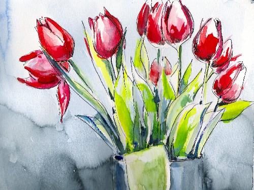 Tulips - Elena Lasovskaya