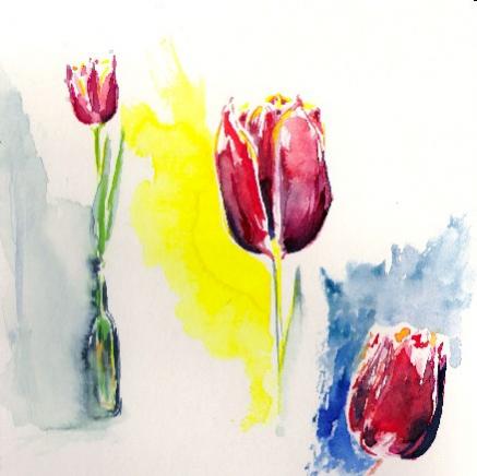 Tulips Again - Elena Lasovskaya