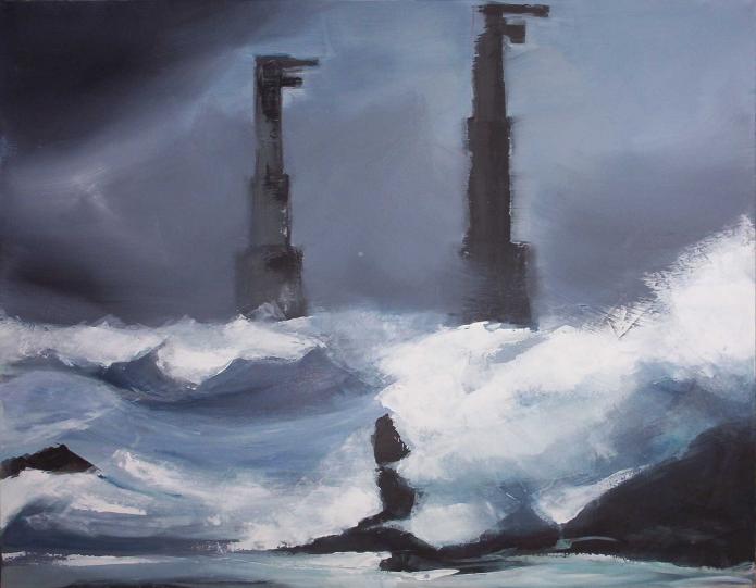 tempête à Ouessant - Daniel Laviec - Cliquer pour afficher en grand