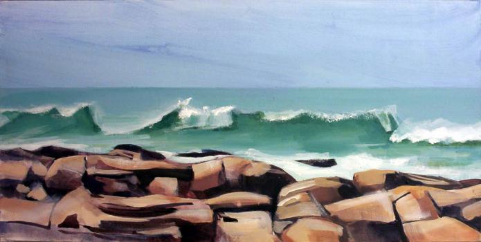 La vague - Daniel Laviec - Cliquer pour afficher en grand