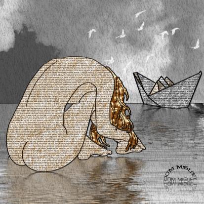 Bateau de papier - Emile Chyg