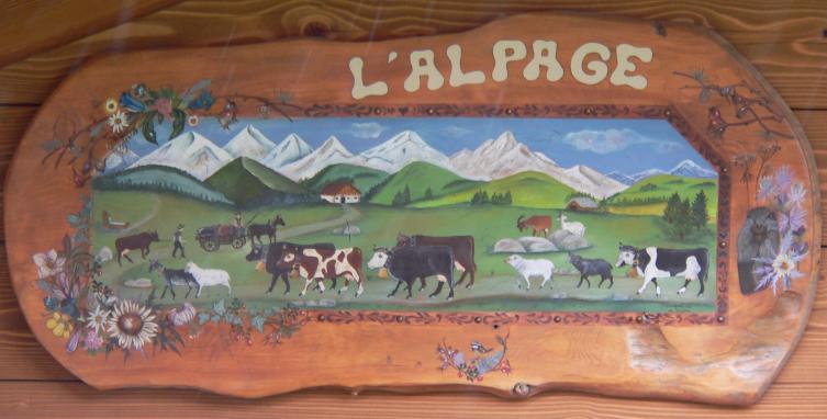 l'alpage - Gisèle Fisson - Cliquer pour afficher en grand