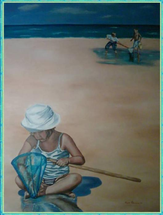 Sur la plage - Virginie Charamnac