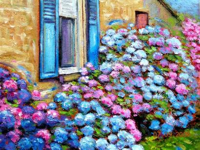 hortensias - Raymond Bourmault