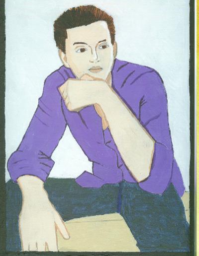 Man sitting - Jennifer O'Reilly