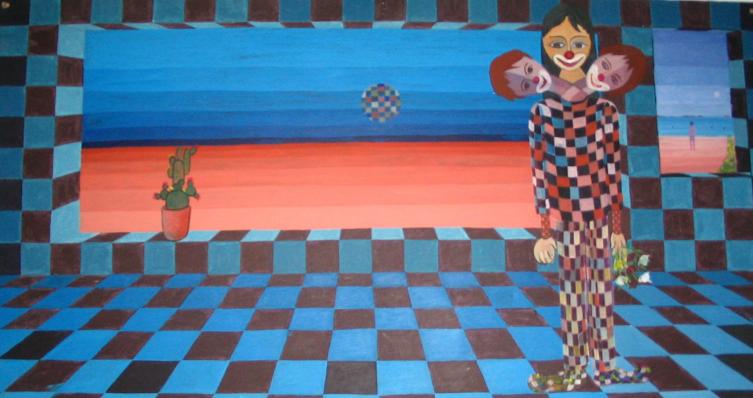 clowns - Abdellatif Boudebbous - Cliquer pour afficher en grand