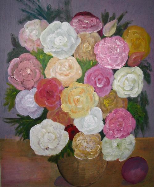 fleurs en papier - Abdellatif Boudebbous
